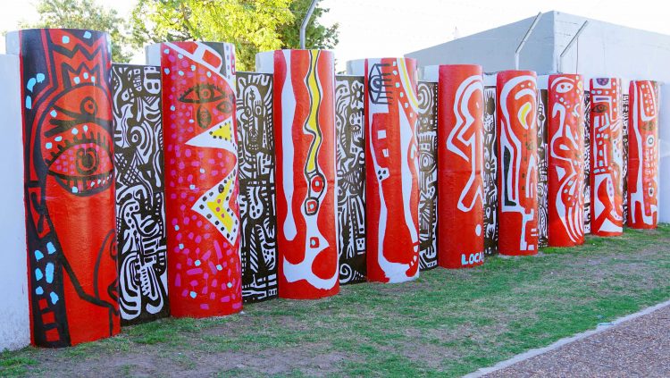 Se realizó restauración del Paseo del Arte en Colonia del Sacramento bajo el programa “Vení al Color”