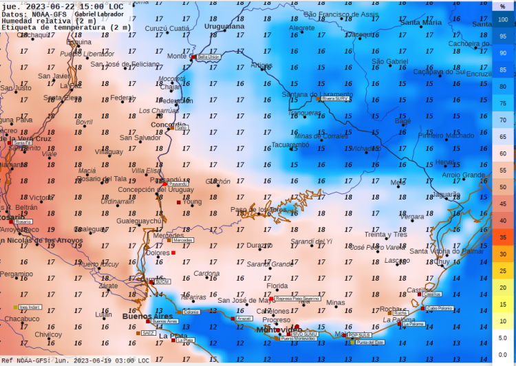Tiempo atmosférico continúa muy frío y húmedo con escasas precipitaciones