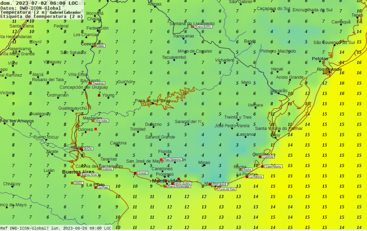 Algunas precipitaciones dispersas y aisladas hasta el miércoles; el jueves retornan las heladas