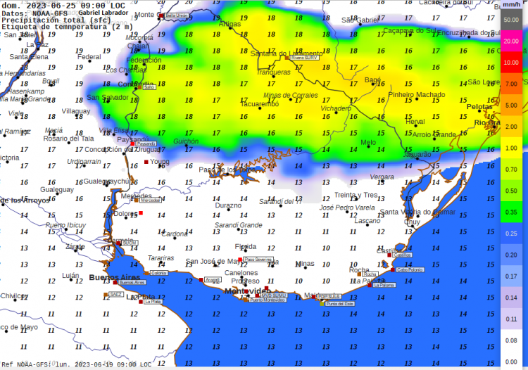 Tiempo atmosférico continúa muy frío y húmedo con escasas precipitaciones