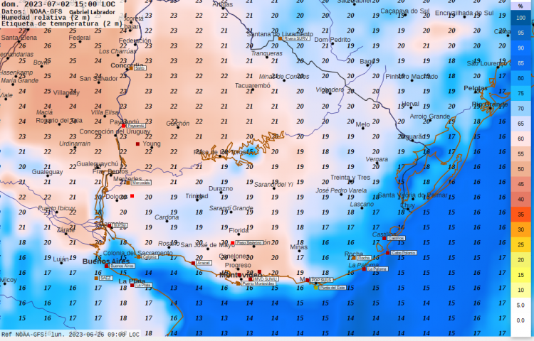 Algunas precipitaciones dispersas y aisladas hasta el miércoles; el jueves retornan las heladas