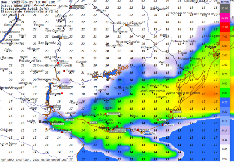 Tiempo atmosférico continúa muy frío y húmedo con escasas precipitaciones