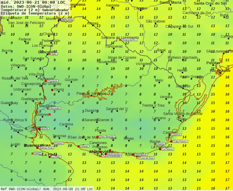 Tiempo atmosférico continúa muy frío y húmedo con escasas precipitaciones