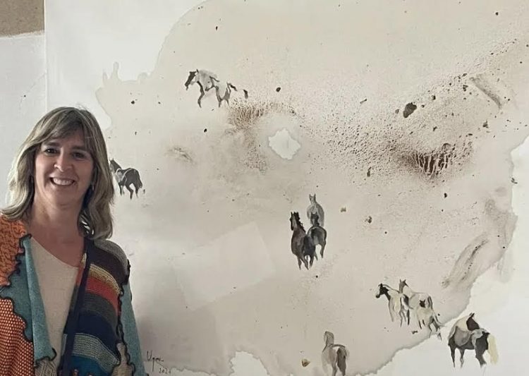 Olga Armand Ugon: “Pintar caballos es sanador”
