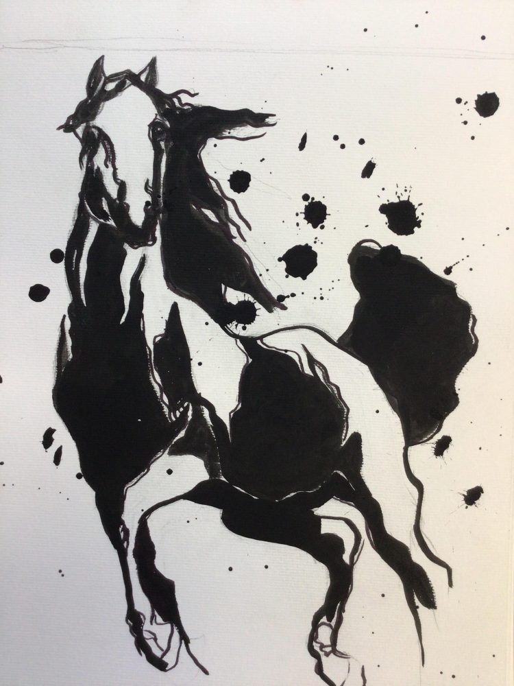 Olga Armand Ugon: “Pintar caballos es sanador”