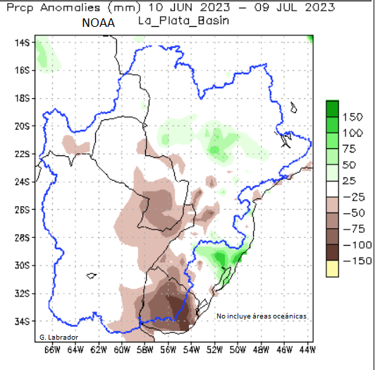 Esta semana se reiteran eventos de lluvias
