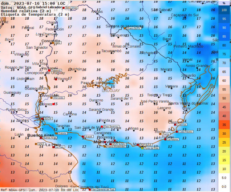 Esta semana se reiteran eventos de lluvias