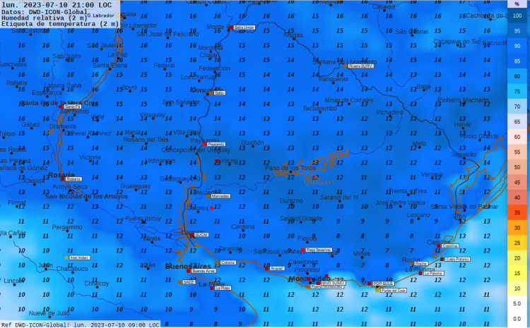 Esta semana se reiteran eventos de lluvias