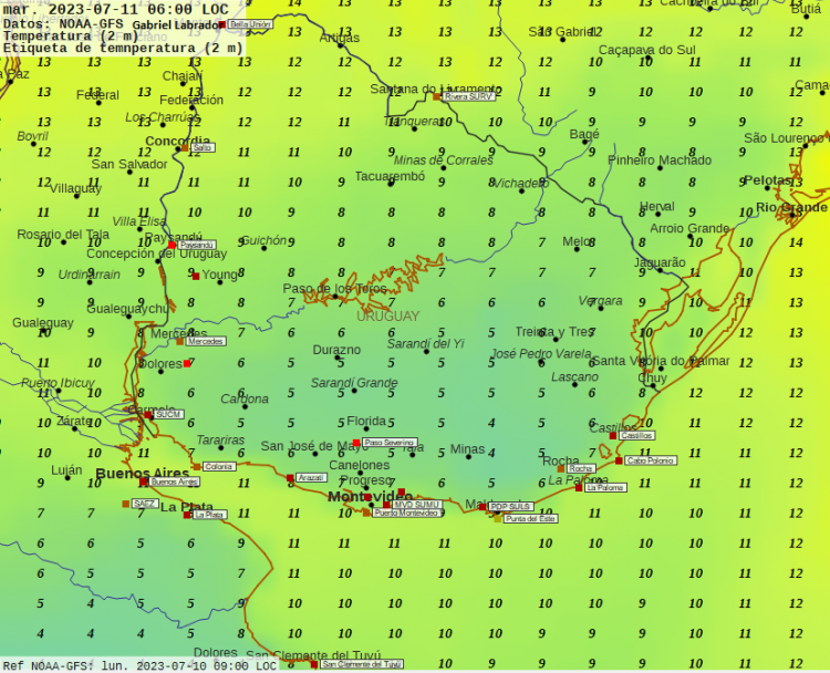 Esta semana se reiteran eventos de lluvias