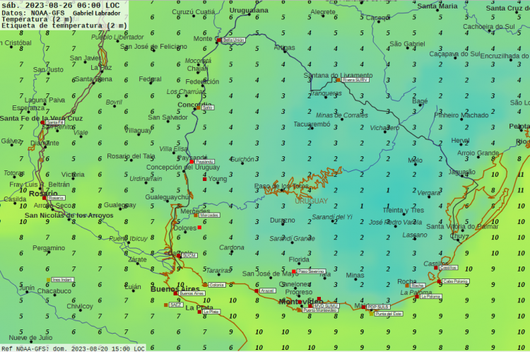 Precipitaciones el martes, sin lluvias significativas el resto de la semana 