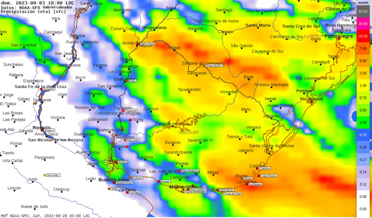 El Temporal de Santa Rosa podría llegar el próximo fin de semana