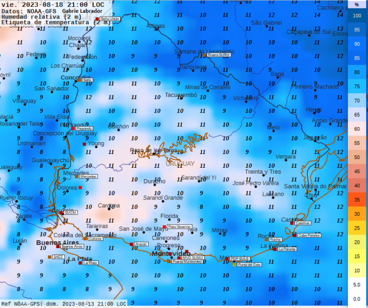 Se esperan precipitaciones significativas entre miércoles y jueves