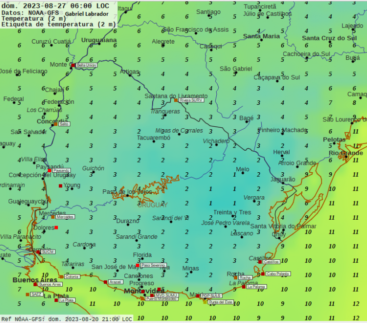 Precipitaciones el martes, sin lluvias significativas el resto de la semana 