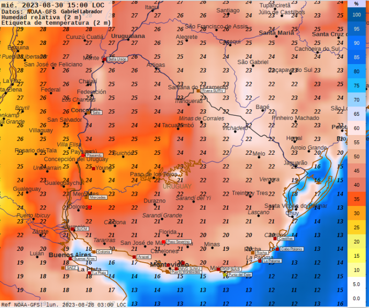 El Temporal de Santa Rosa podría llegar el próximo fin de semana
