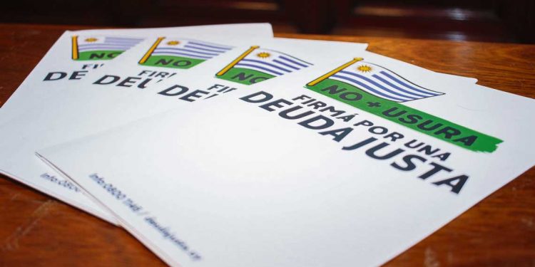 Avanza en todo el país recolección de firmas de la campaña “Deuda Justa”
