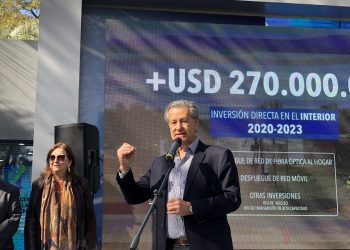 En los últimos 3 años, solo en el interior, Antel invirtió US$ 270 millones