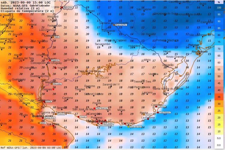 El jueves se reiteran eventos de tormentas y precipitaciones