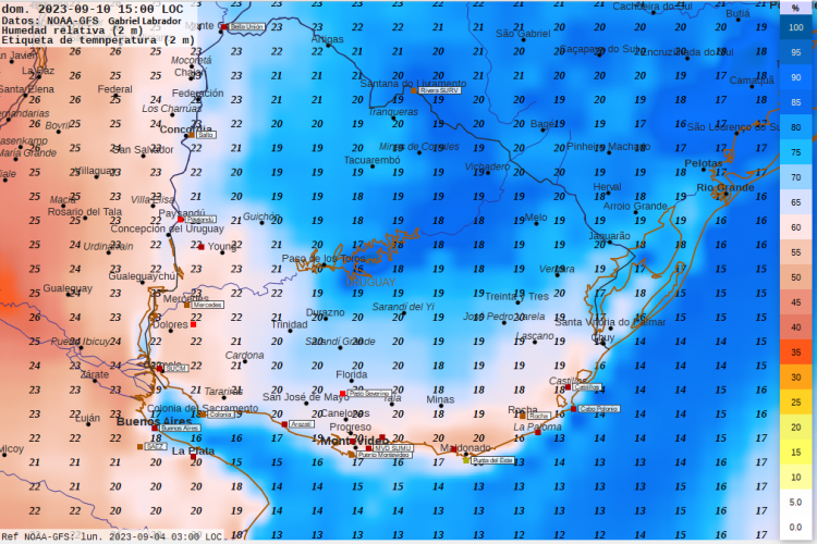 El jueves se reiteran eventos de tormentas y precipitaciones