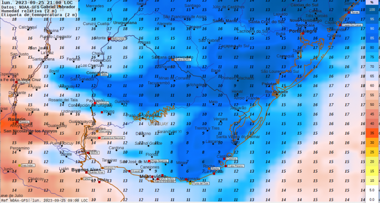 Pronunciado descenso de temperaturas desde la madrugada del miércoles