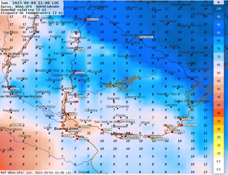 El jueves se reiteran eventos de tormentas y precipitaciones