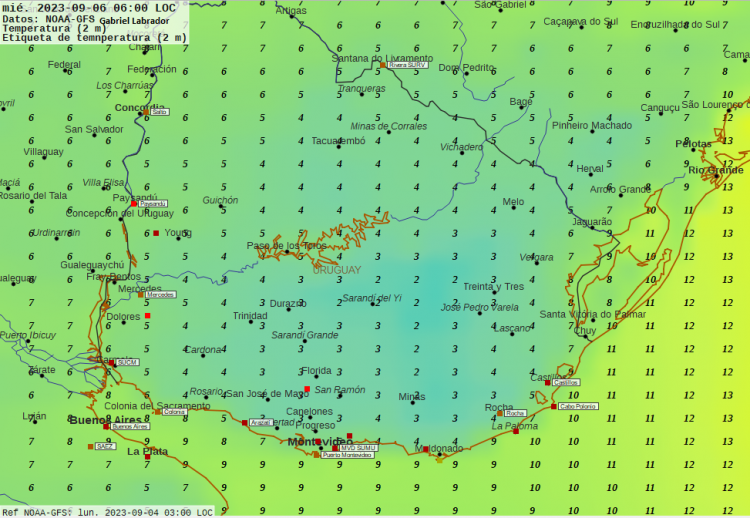 El jueves se reiteran eventos de tormentas y precipitaciones