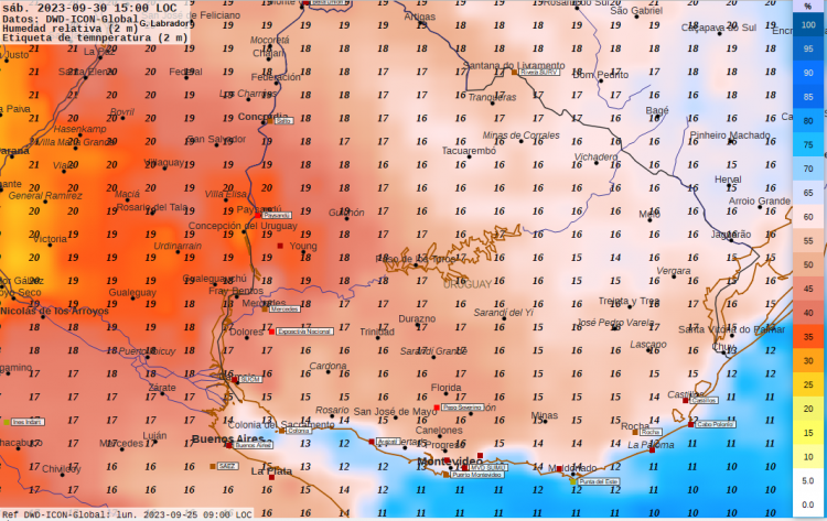 Pronunciado descenso de temperaturas desde la madrugada del miércoles