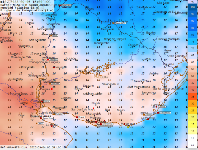 El jueves se reiteran eventos de tormentas y precipitaciones