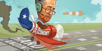 La economía estadounidense va rumbo a un “aterrizaje forzoso”