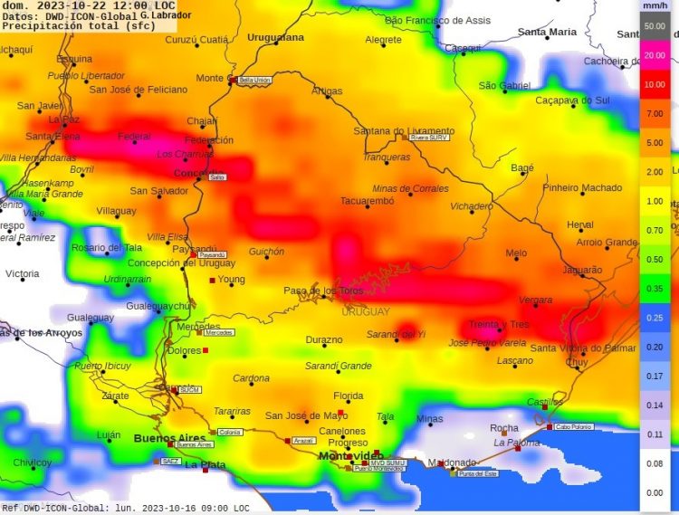 Tormentas y precipitaciones en el Norte, mientras faltan lluvias en el Suroeste