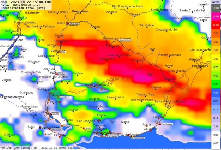 Tormentas y precipitaciones en el Norte, mientras faltan lluvias en el Suroeste