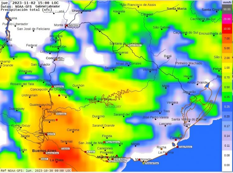 Probable ciclón extratropical para el sur y este el viernes
