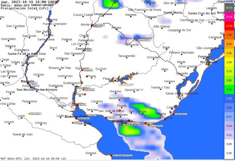Tormentas y precipitaciones en el Norte, mientras faltan lluvias en el Suroeste