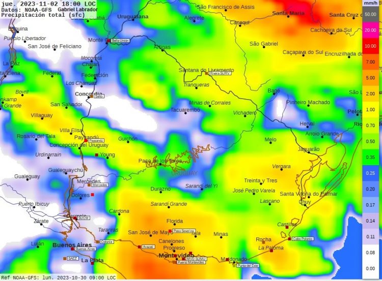 Probable ciclón extratropical para el sur y este el viernes