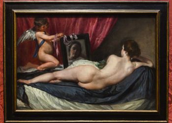 Ataque a la Venus del Espejo del pintor español Diego Velazquez