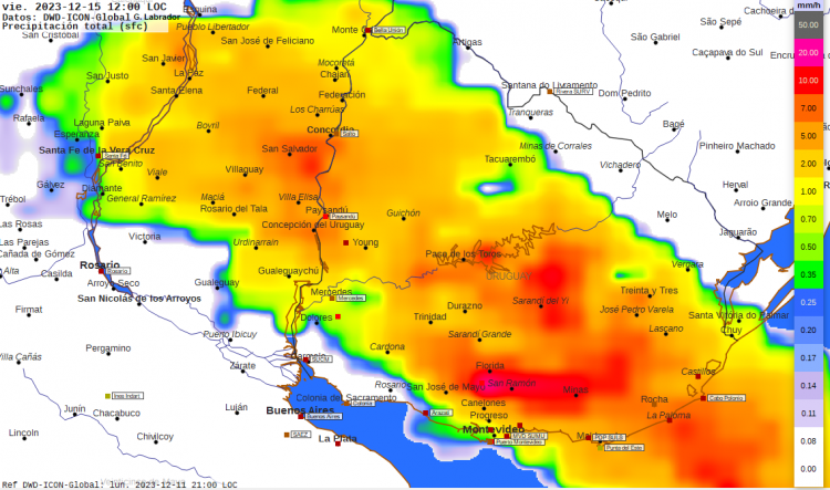 Tormentas y precipitaciones con mejoras temporarias