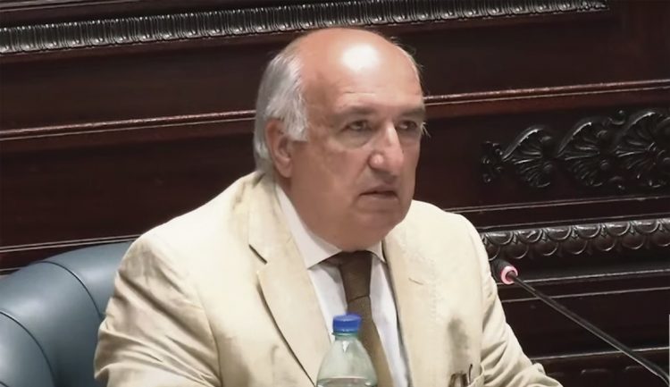 Senador Domenech en discrepancia con que las Fuerzas Armadas intervengan en la prevención y represión del delito