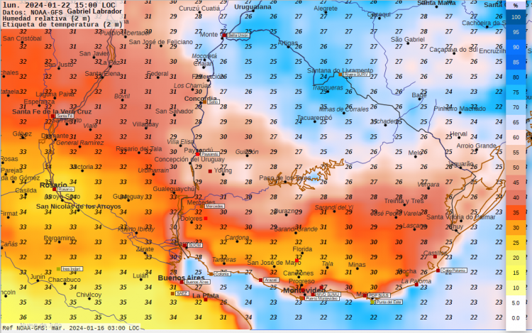 Calor, humedad, y lluvias irregulares