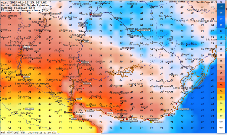 Calor, humedad, y lluvias irregulares