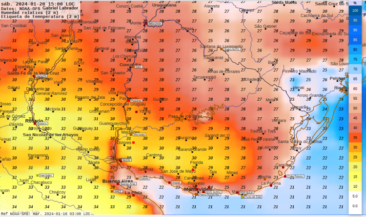 Calor, humedad, y lluvias irregulares
