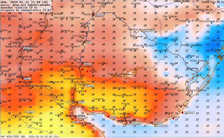 Calor, humedad, y lluvias irregulares