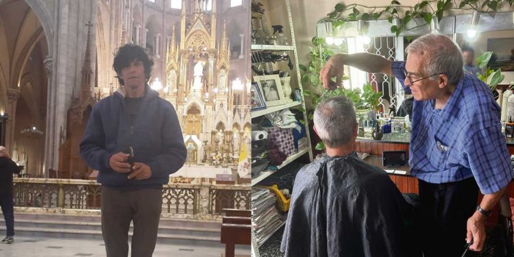 Entre tijeras y calles: historias de dos oficios ejercidos toda una vida