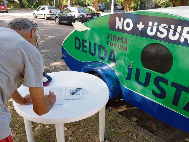 Deuda Justa: la campaña ingresará en una “fase agresiva” en la recolección de firmas