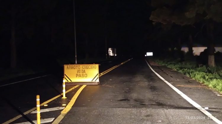 Policía Caminera informó sobre rutas y caminos cortados