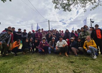 58 estudiantes de la escuela agraria de Rosario (Colonia) viajaron junto a su directora que expresó que “para muchos de ellos esta es la oportunidad que tienen para realizar estas salidas”.