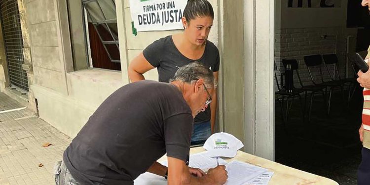 Deuda Justa: ya hay 200 mil firmas verificadas y se esperan miles más en estos días