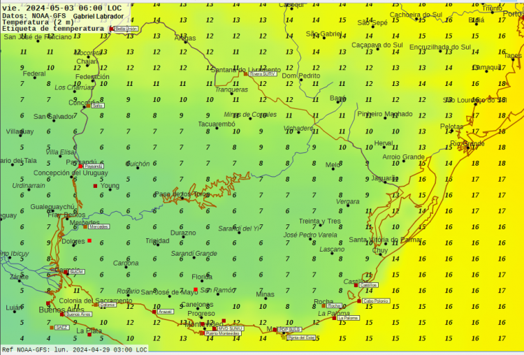 Semana inestable mayormente nubosa de escasa insolación