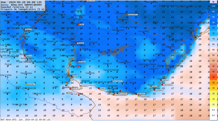 Comienzan a llegar los primeros pulsos de aire frío