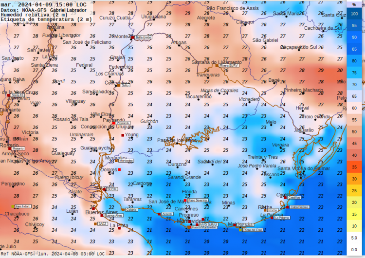 Desmejoramiento significativo desde el fin de semana con fuerte inestabilidad
