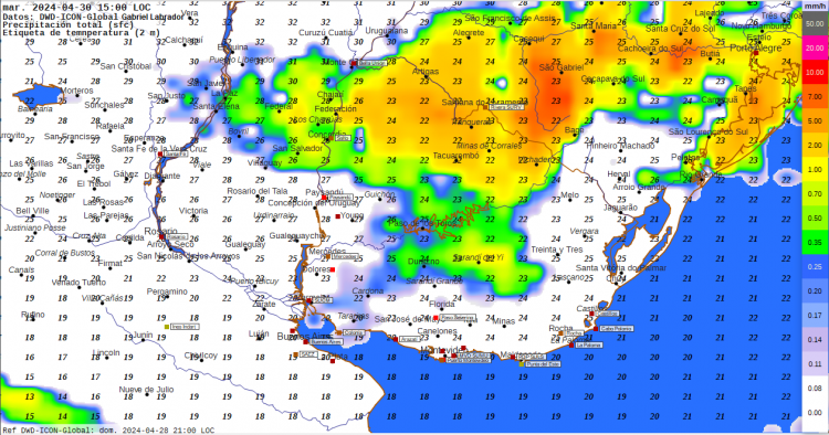 Semana inestable mayormente nubosa de escasa insolación