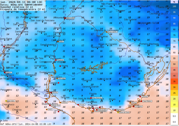 Desmejoramiento significativo desde el fin de semana con fuerte inestabilidad
